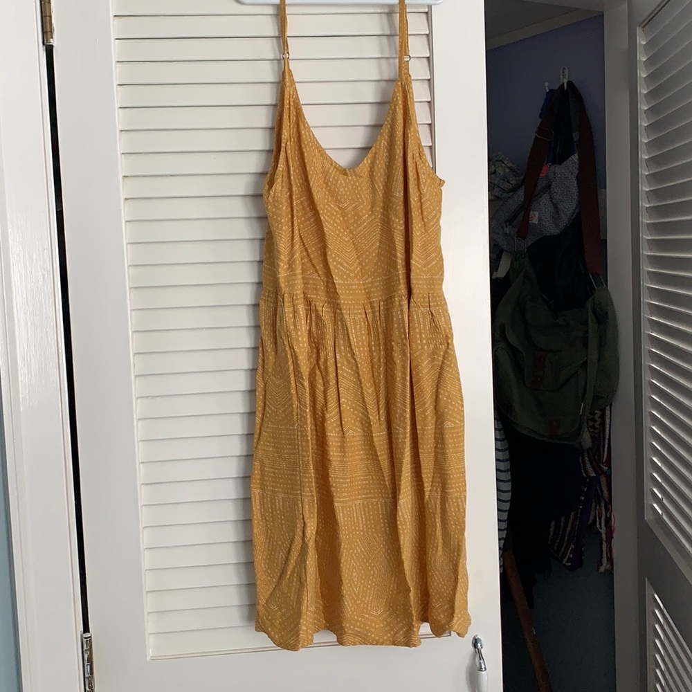 RVCA yellow dress